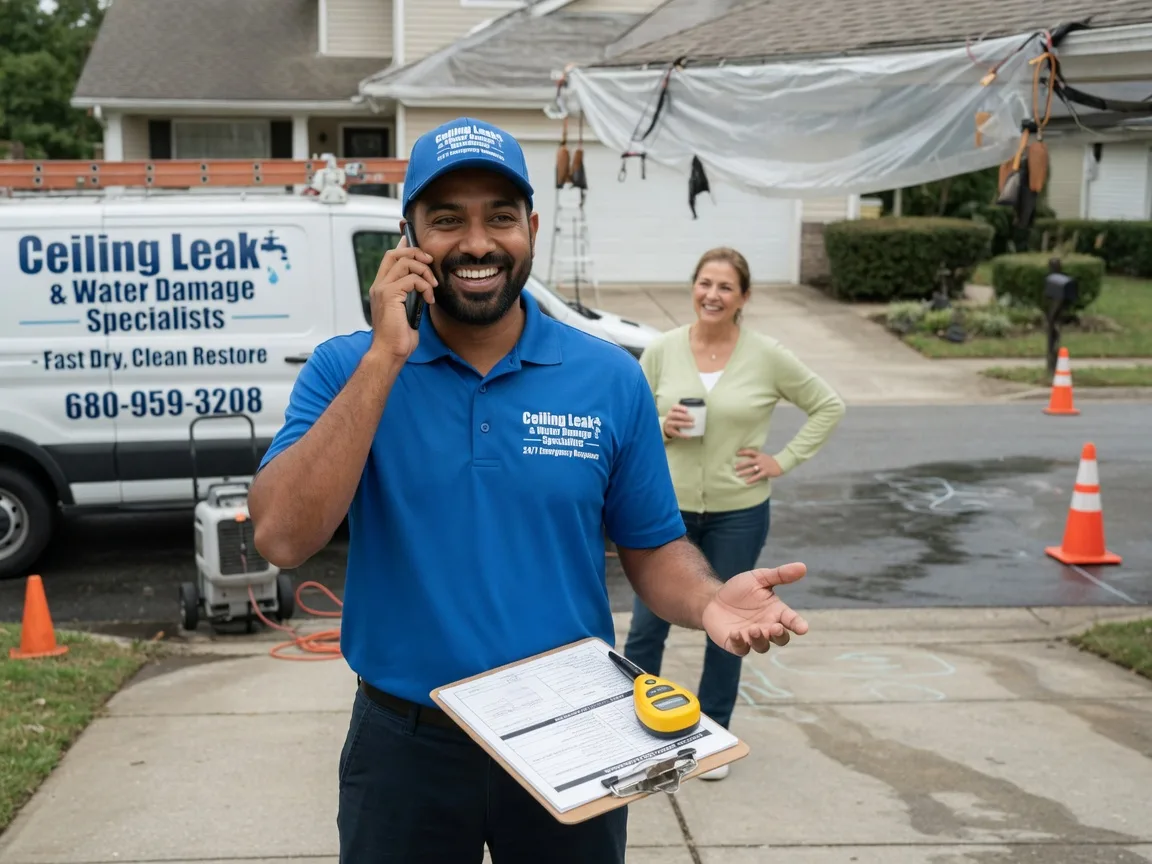 Ceiling Leak Cleanup Scotland Neck, NC FAQs